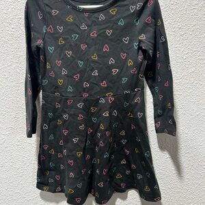 BOGO free - Cat & Jack Black Dress with Heart Accents